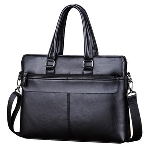 2019 Casual Men's Briefcase Pu Leather Luxury Brand