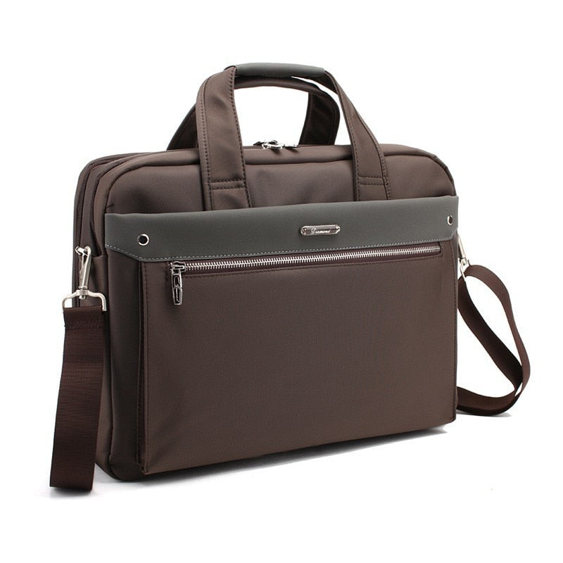 Fashion Large Capacity Men Single Shoulder Office Bags For Business Men's Briefcase Brand 15 16 17 Inch Male Laptop Mens Bag