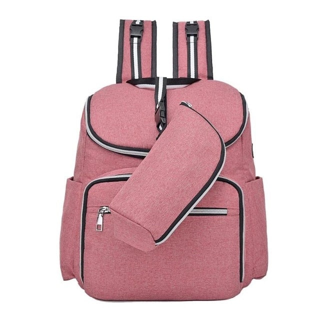 Fashion Maternity Nappy Baby Diaper Bag Large Capacity Travel Backpack Designer Nursing Bag for Baby Care Easy to Carry