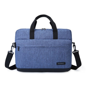 BAGSMART 15.6 Inch Laptop Briefcase Bag Handbag Nylon Briefcase Office Bags Business Computer Bags Blue